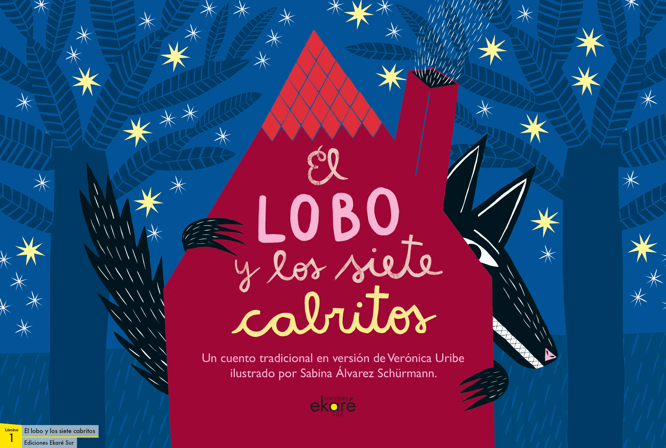 LAMINAS EL LOBO Y LOS SIETE CABRITOS