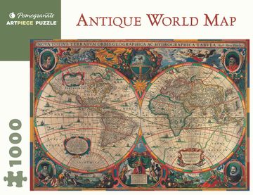 PUZZLE ANTIQUE WORLD MAP