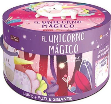 EL UNICORNIO MAGICO LIBRO + PUZZLE GIGANTE